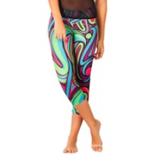 3/4 Comprimento Slim Fit Capri Calças, Atacado Leggings Crp-011